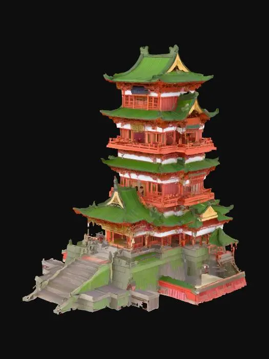 3D model for 滕王阁
