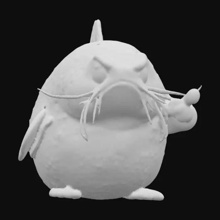 3D model for Grumpy Catfish Animation