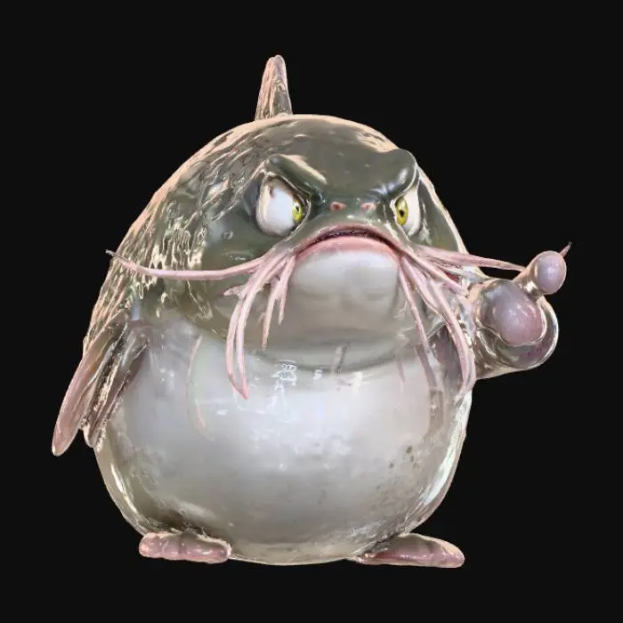 3D model for Grumpy Catfish Animation