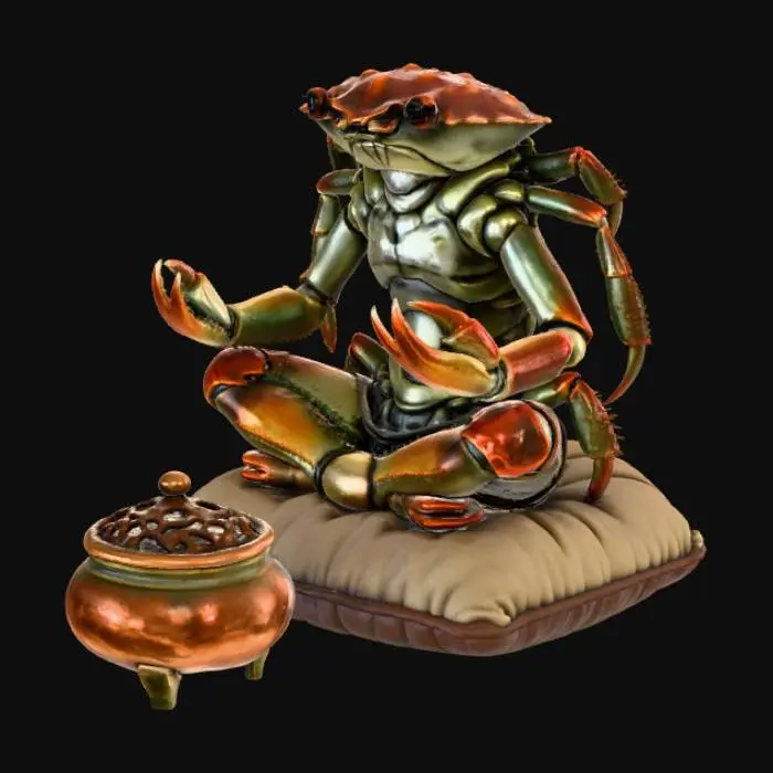 3D model for Meditative Crab