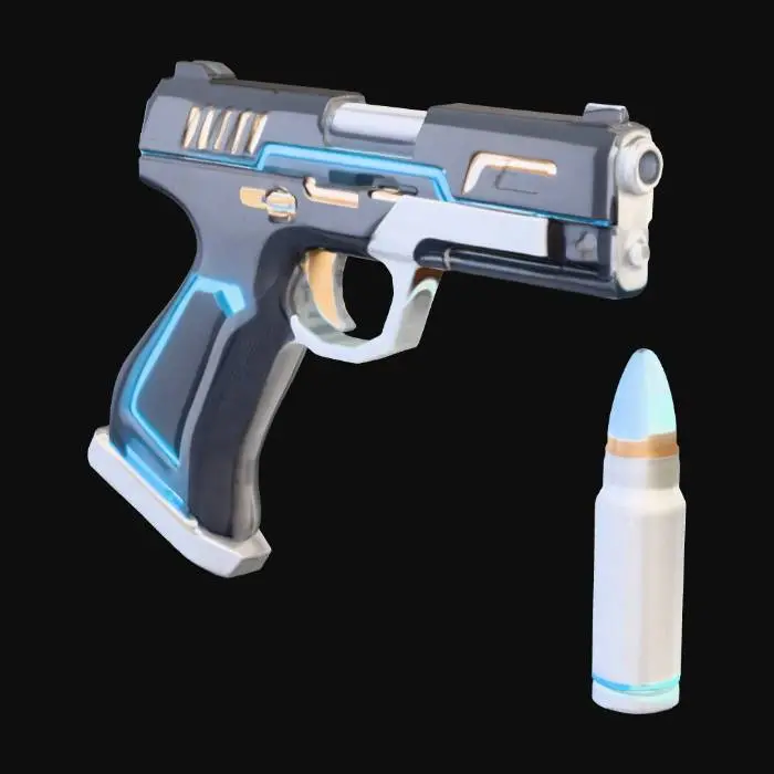 3D model for Futuristic Blaster