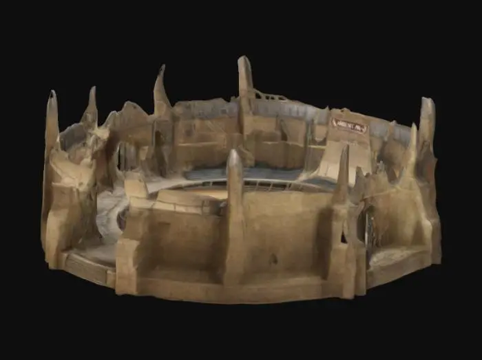 3D model for arena da combattimento