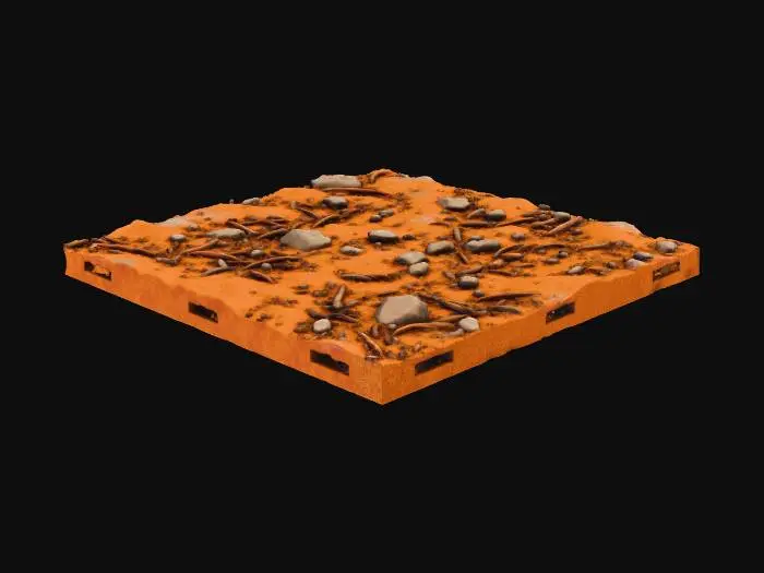 3D model for Earthy Patterns low poly