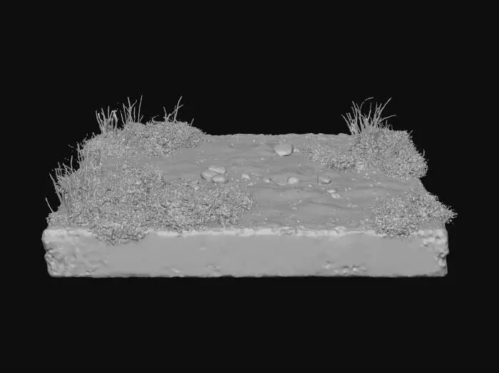 3D model for genera un tile di terreno realistico di terra