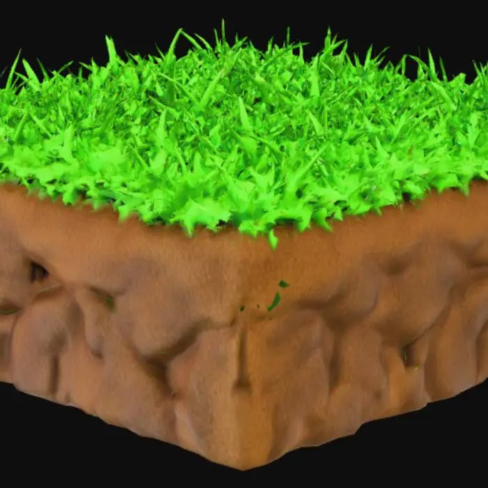 3D model for Grass Block