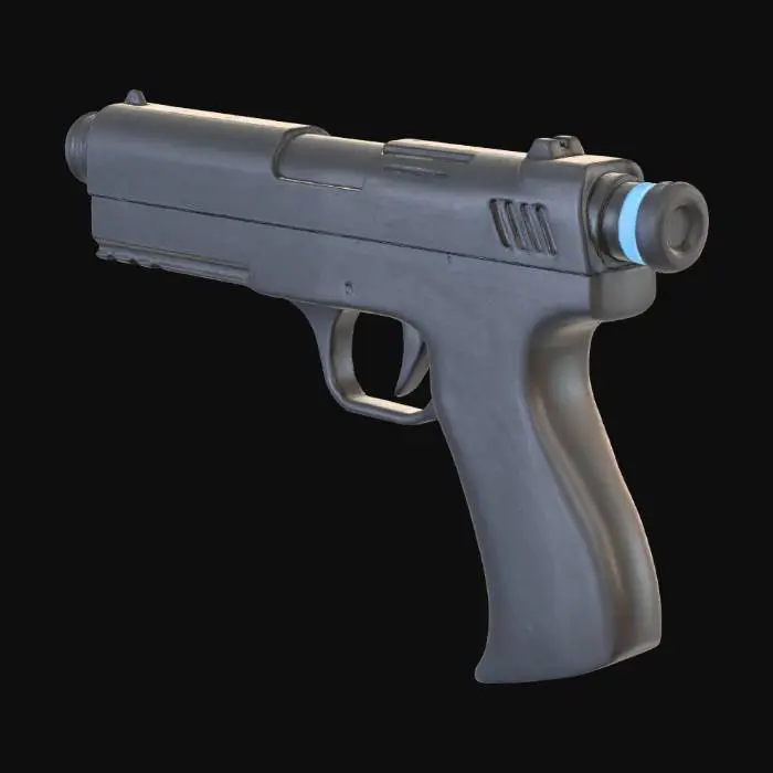 3D model for semplice blaster pistola molto semplice