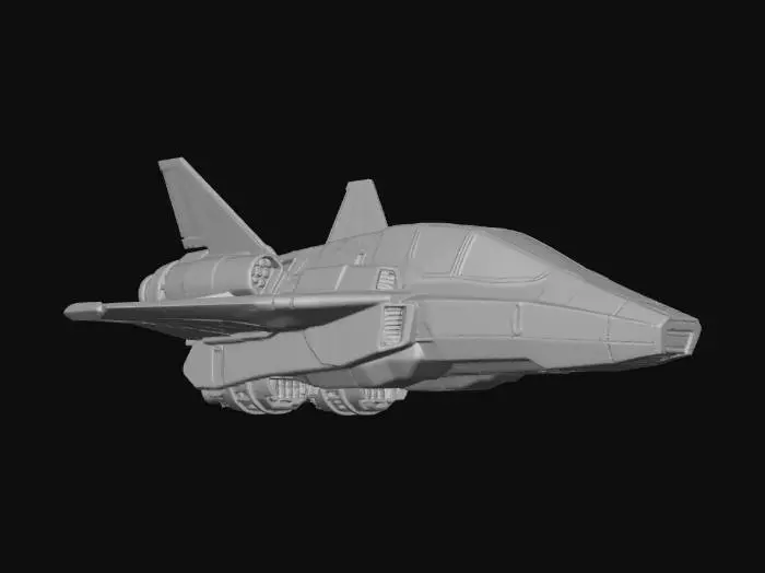 3D model for Space Shuttle in Orbit