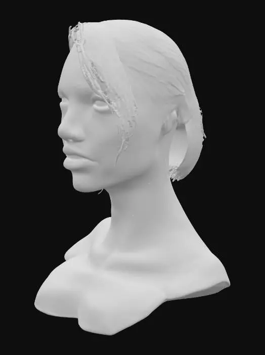 3D model for Crear una piel humana de mujer muy realista de alta calidad con detalles como sombras, ojos, labios, etc