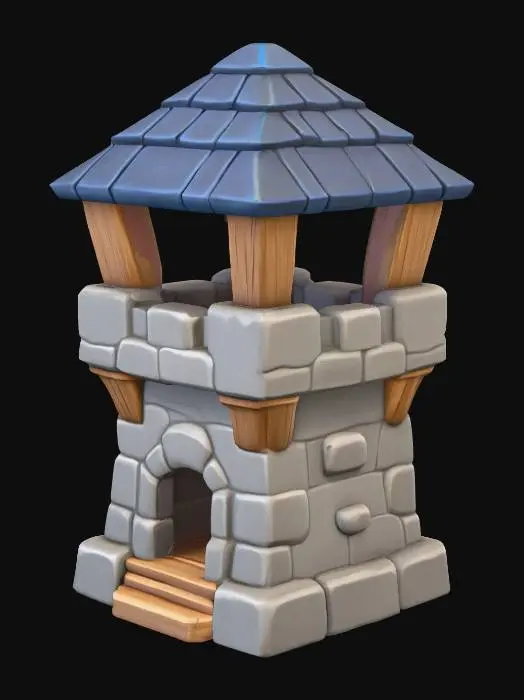 3D model for Watchtower Blueprint
