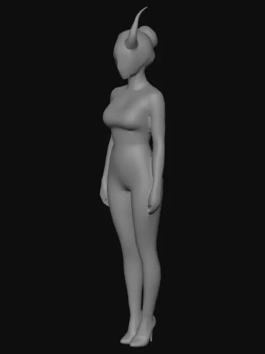 3D model for Red Horned Mask in Latex