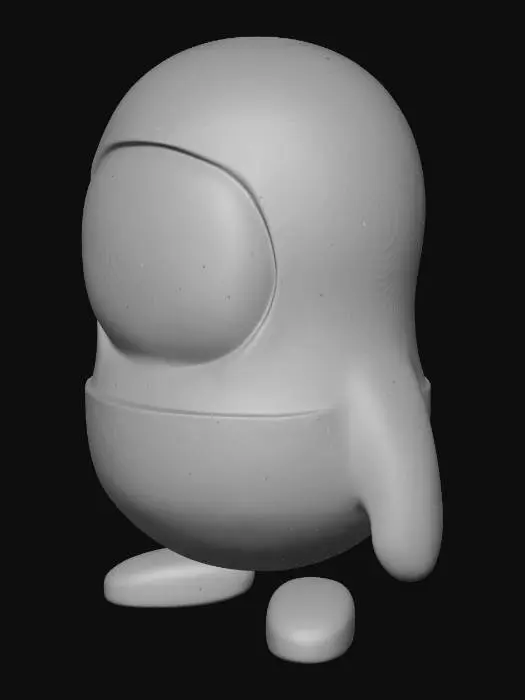3D model for Blue chubby Buddy