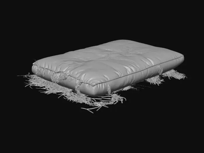 3D model for Straw Stuffed Mattress 1