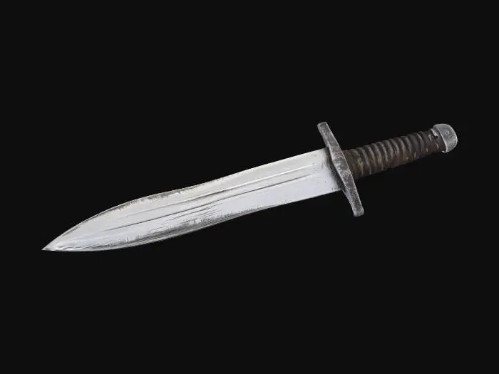 3D model for Silvered Shortsword
