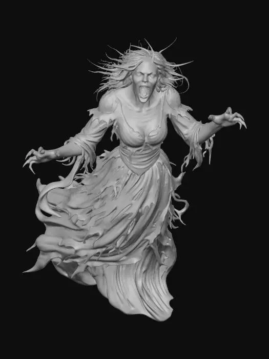 3D model for Wailing Specter