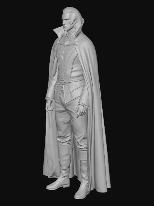 3D model for Strahd Neutral Pose