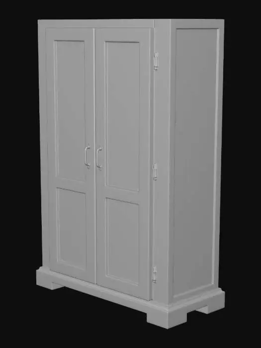 3D model for Old Wardrobe