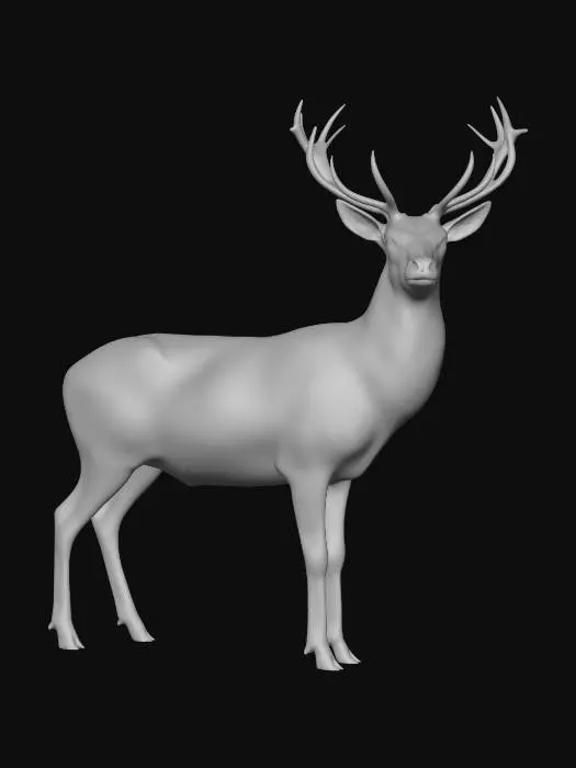 3D model for Red Deer Stag