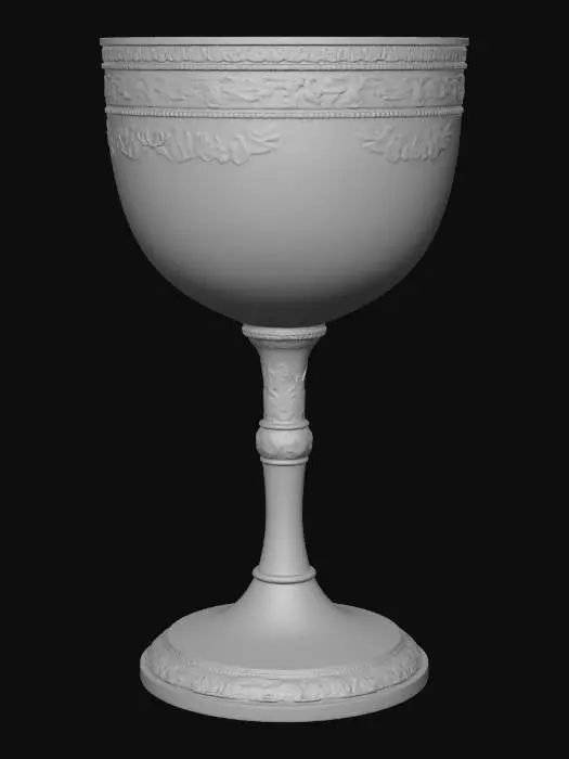 3D model for Gold Wine Goblet