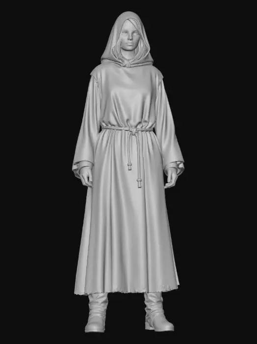3D model for Young Female Cult Fanatic