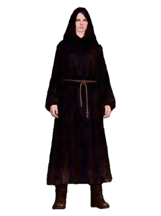 Young Female Cult Fanatic - Cultist 3D model, vytvořený pomocí AI