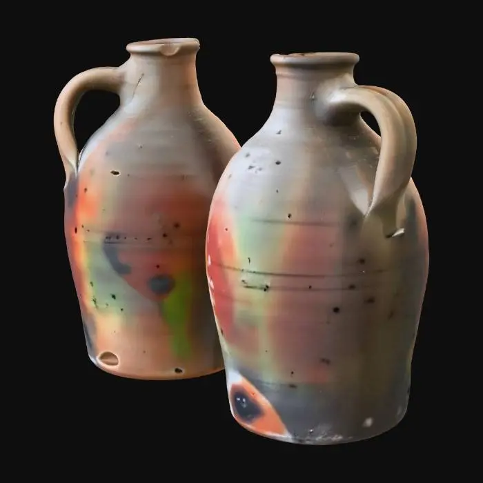 3D model for Earthen Twin Jugs
