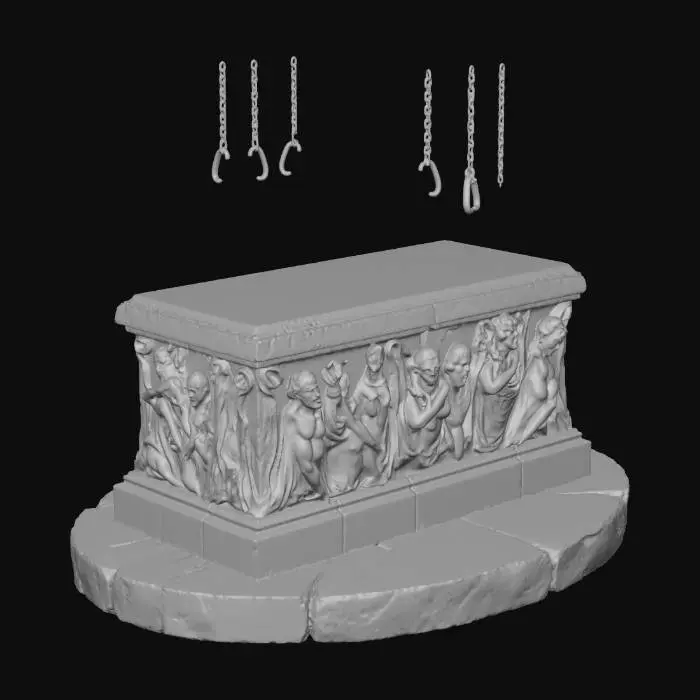 3D model for Demonic Ritual Altar
