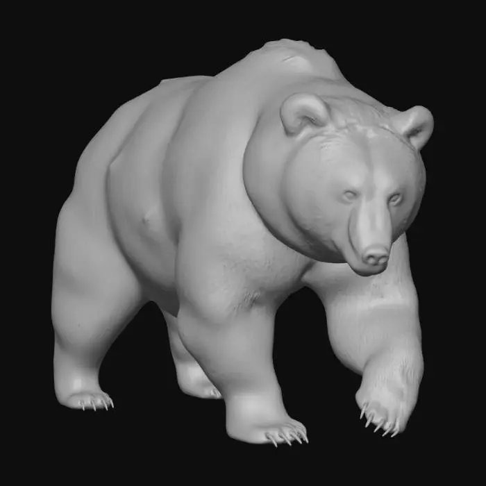 3D model for Eurasian Brown Bear
