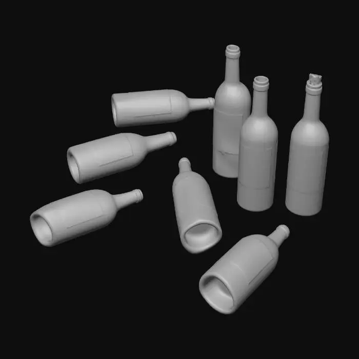 3D model for Bottle Clutter