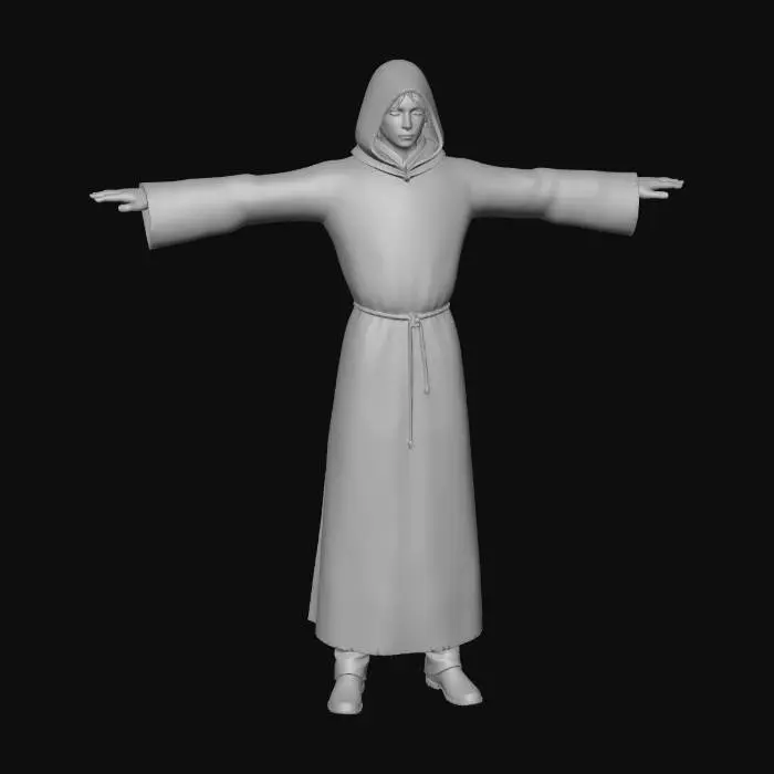 3D model for Innocent Appearing Cult Fanatic