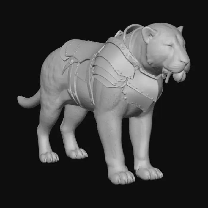 3D model for Tyger Tyger