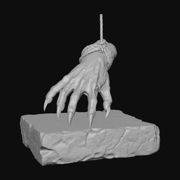 3D model for Mummified Goblin on Shelf