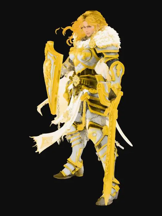 3D model for Auric Shieldmaiden