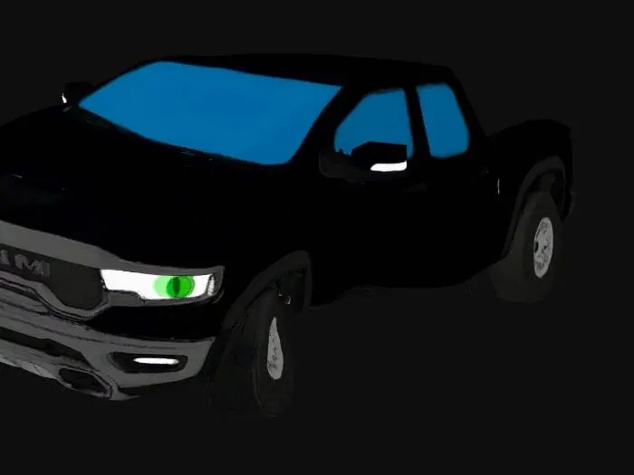 3D model for Green-Eyed RAM