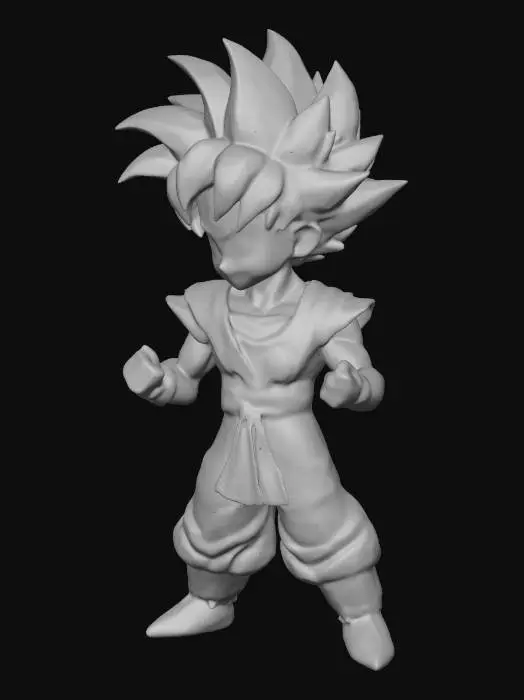 3D model for Goku super sayan blue