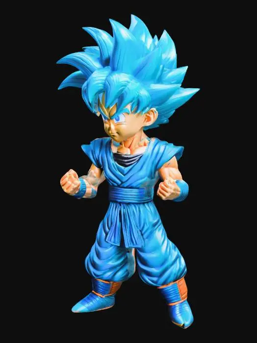 3D model for Goku super sayan blue