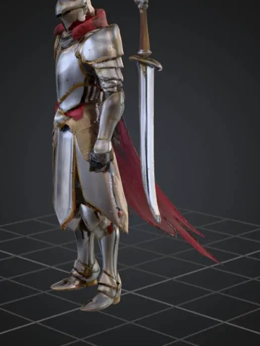 3D model for Knight of Valor