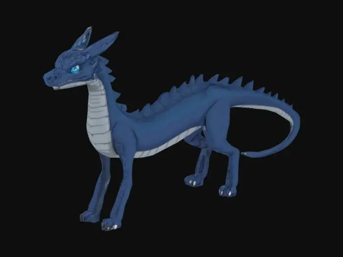 3D model for Midnight Dragon