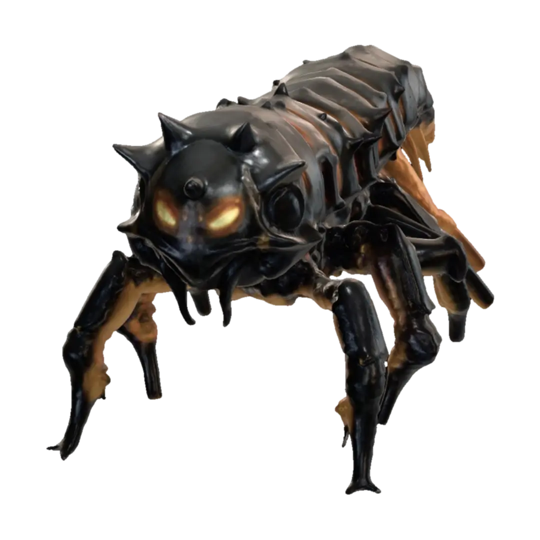 Aesthetic & Style: Heavy, industrial, and "tanky." Think of it as a living mining… - Basalt 3D model, vytvořený pomocí AI
