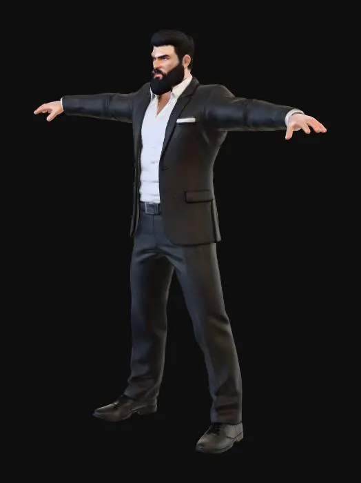 3D model for Confident Stance