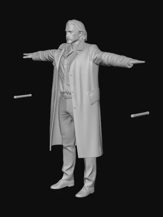 3D model for T-Pose Detective