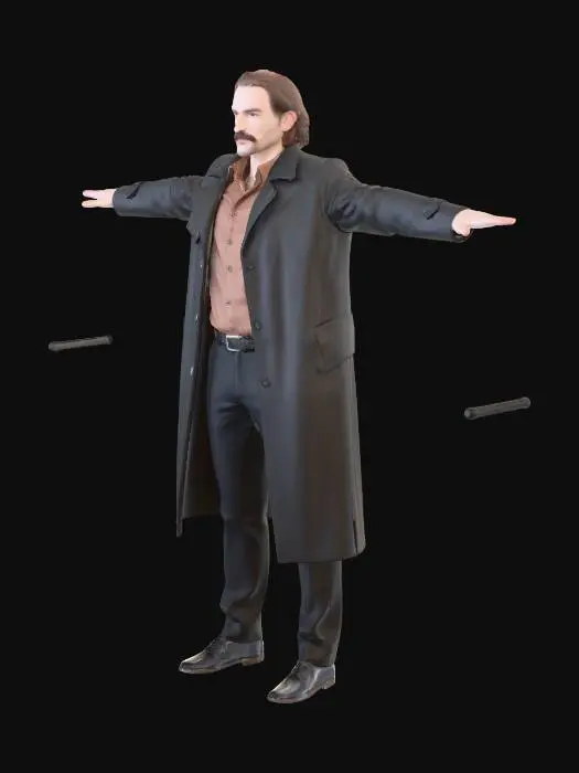 3D model for T-Pose Detective