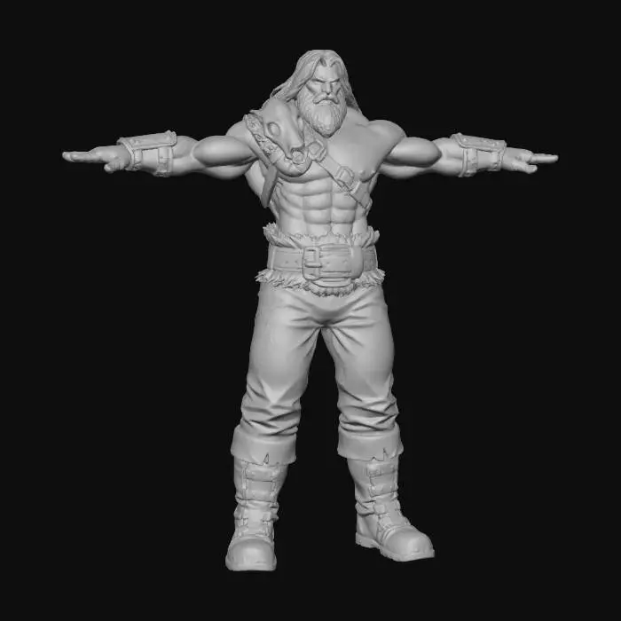 3D model for Warrior's Aegis