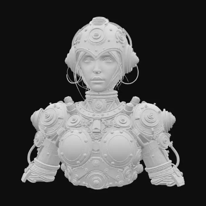 3D model for femalewarrior