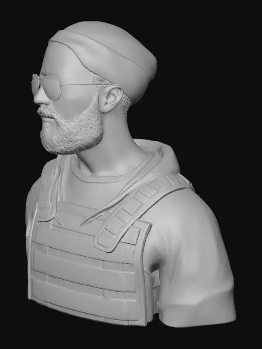 3D model for Tactical Operator Portrait