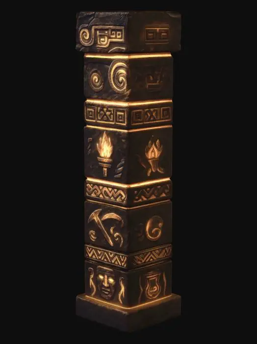 3D model for Emberglyph Column