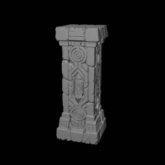 3D model for Runic Crystal Obelisk
