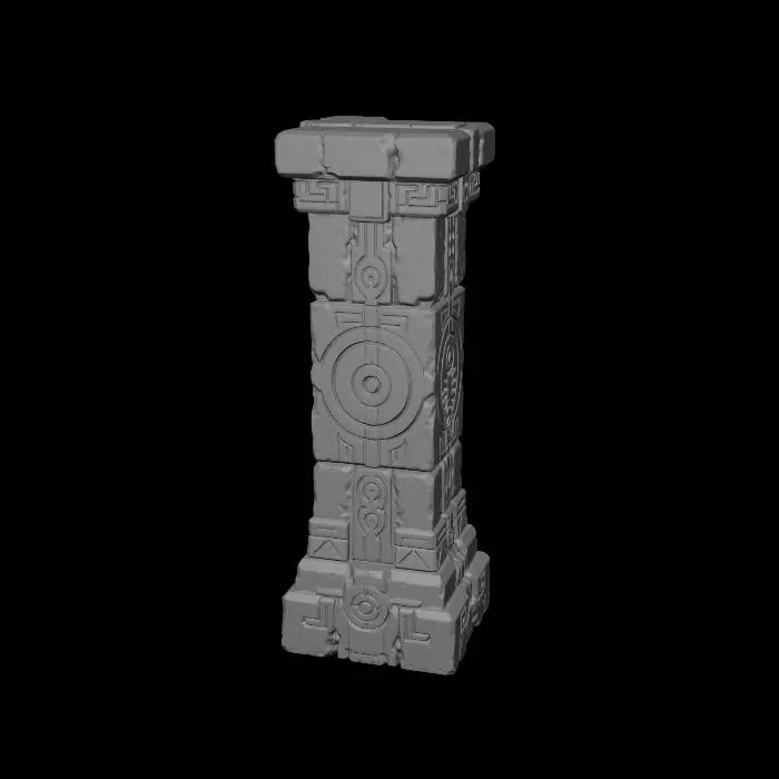 3D model for Stone Circuit Obelisk