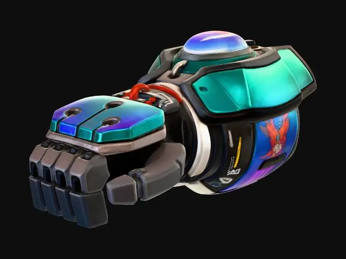 3D model for Cybernetic Gauntlet