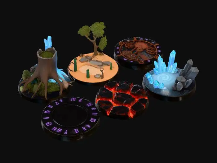3D model for Elemental Portals