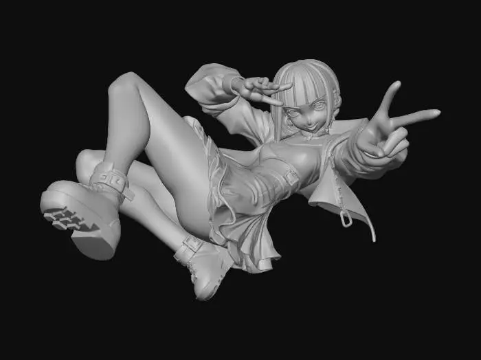 3D model for Iconic Pose in Pink